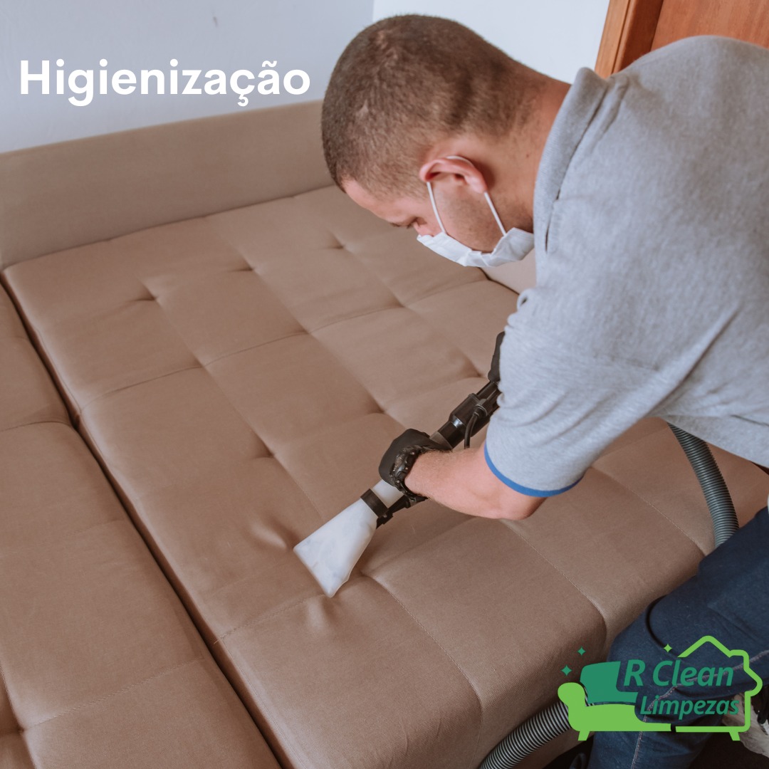 Limpeza profissional de estofados